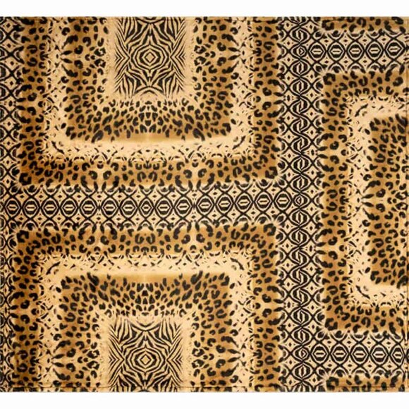 NWT Johnny Was BIYA Laurel Canyon Cozy Blanket Throw Reversible Bobcat Forest - Picture 3 of 9